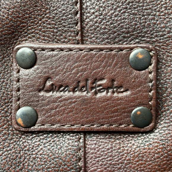 Luca Del Forte brown leather bag - Picture 2 of 5